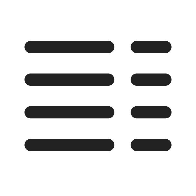 Ic fluent text column two right 24 regular