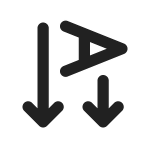 Ic fluent text direction rotate 90 20 filled