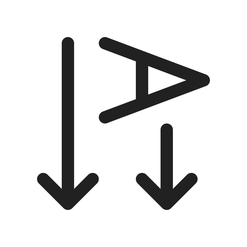 Ic fluent text direction rotate 90 20 regular