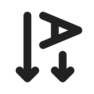 Ic fluent text direction rotate 90 24 filled