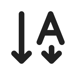 Ic fluent text direction vertical 20 filled