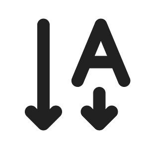 Ic fluent text direction vertical 24 filled