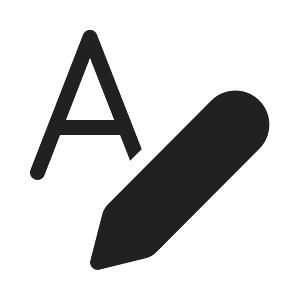 Ic fluent text edit style 20 filled