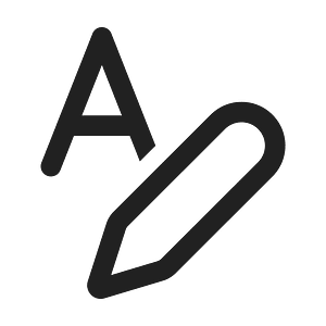 Ic fluent text edit style 24 regular