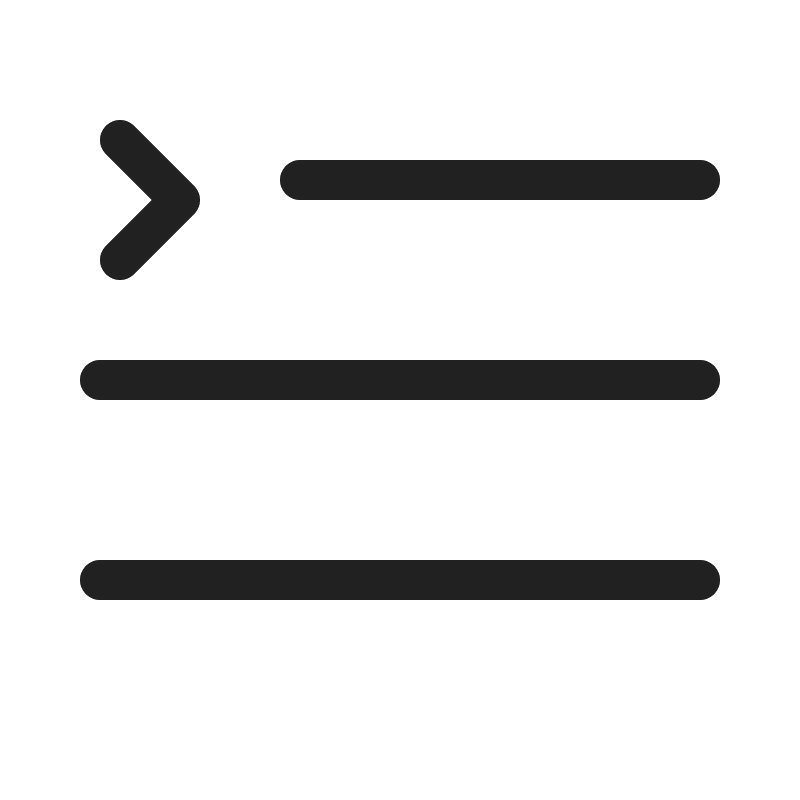 Ic fluent text first line 20 regular