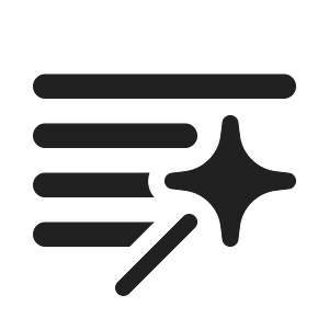 Ic fluent text grammar wand 20 filled