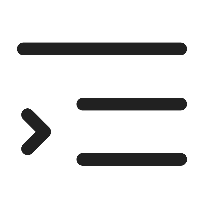 Ic fluent text hanging 24 regular