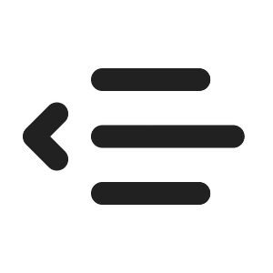 Ic fluent text indent decrease 24 filled