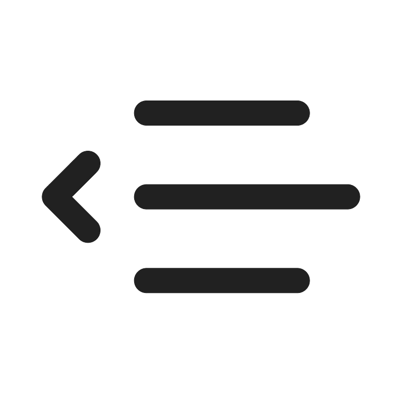 Ic fluent text indent decrease 24 regular