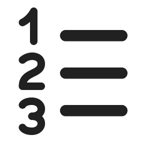 Ic fluent text number list ltr 20 filled