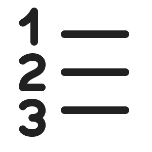 Ic fluent text number list ltr 20 regular