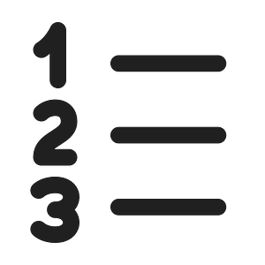 Ic fluent text number list ltr 24 regular