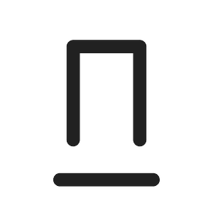 Ic fluent text underline 16 regular