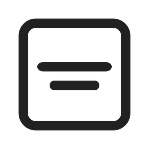 Ic fluent textbox align center 24 regular