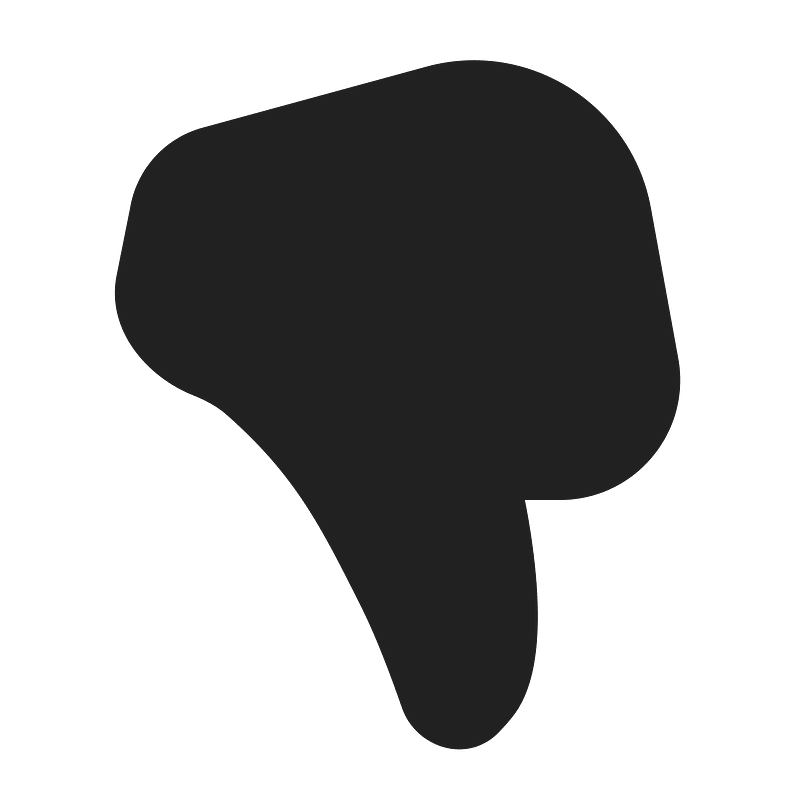 Ic fluent thumb dislike 20 filled
