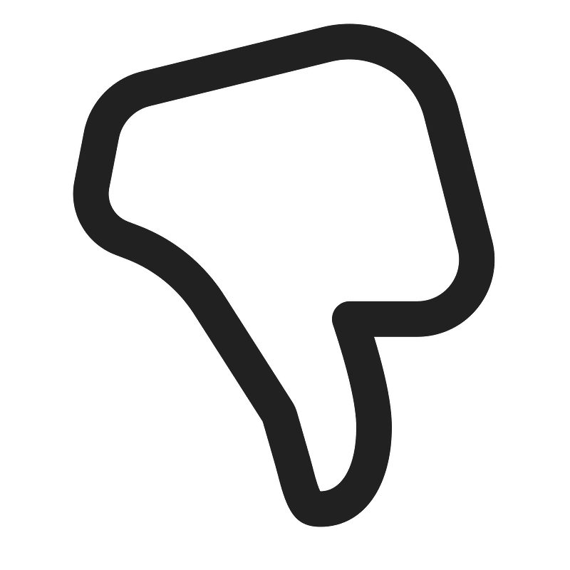 Ic fluent thumb dislike 24 regular