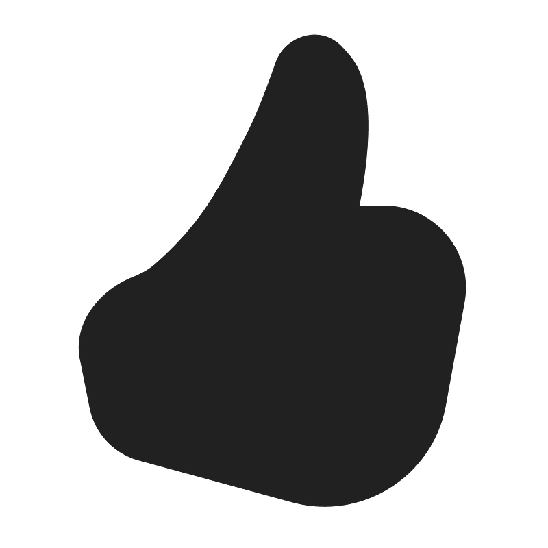 Ic fluent thumb like 20 filled