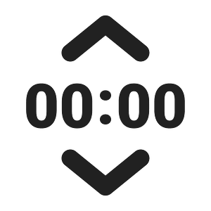 Ic fluent time picker 24 filled