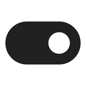 Ic fluent toggle right 16 filled