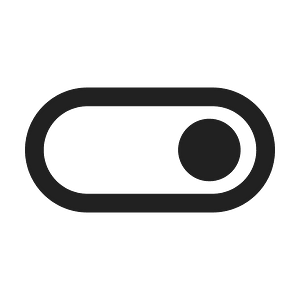 Ic fluent toggle right 24 regular