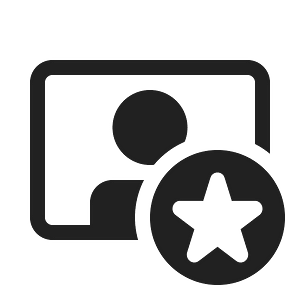Ic fluent video person star 20 filled