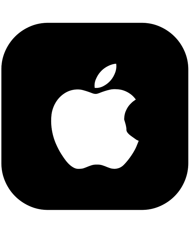 Rounded apple