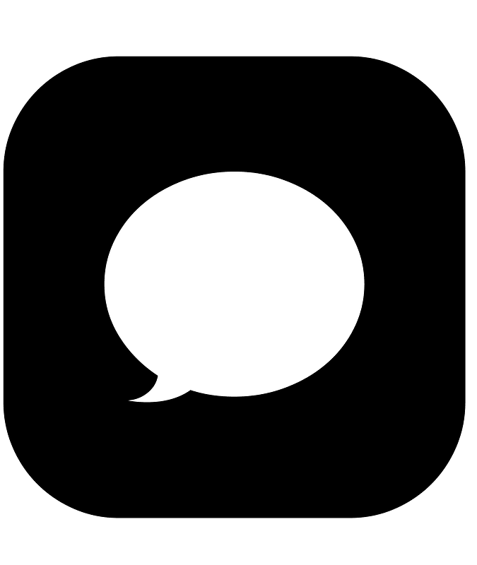 Rounded imessage