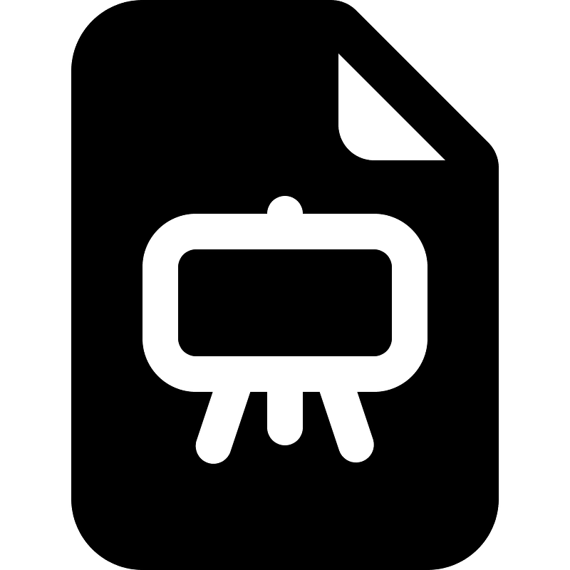 File-earmark-easel