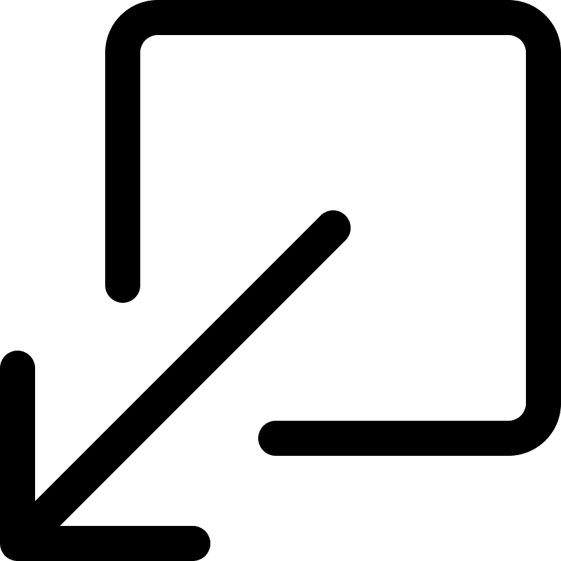 Box-arrow-down-left