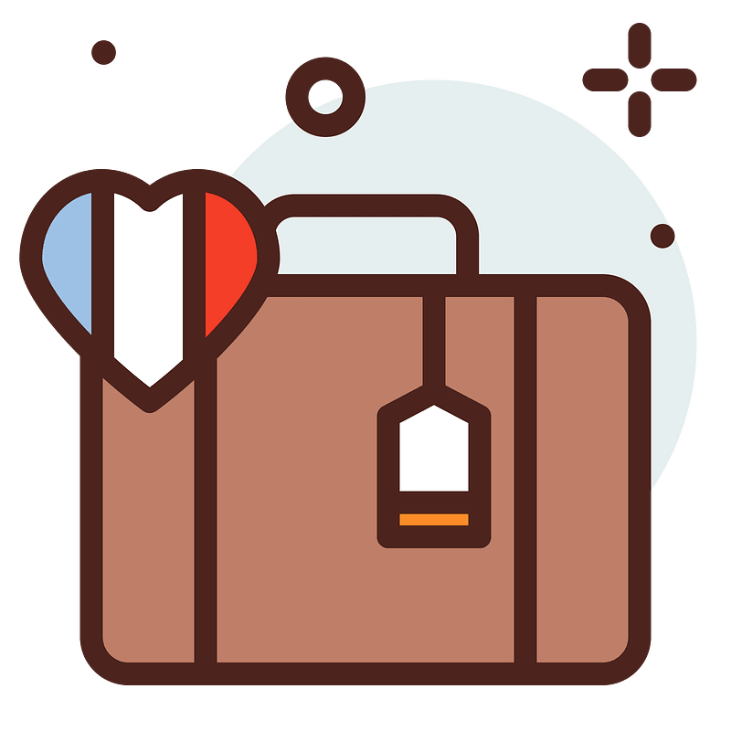 France-luggage-travel-national-culture-paris