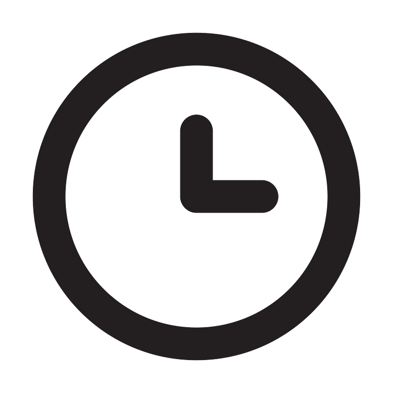 Clock-outline