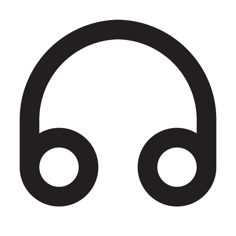 Headphones-outline