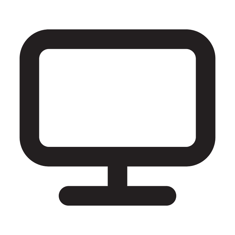 Monitor-outline
