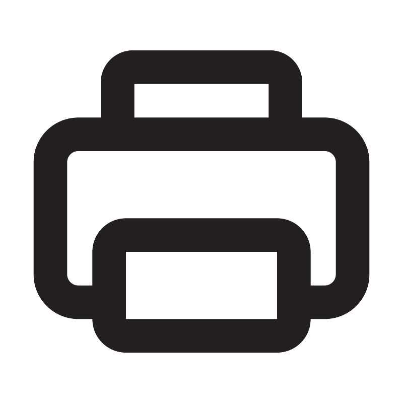 Printer-outline