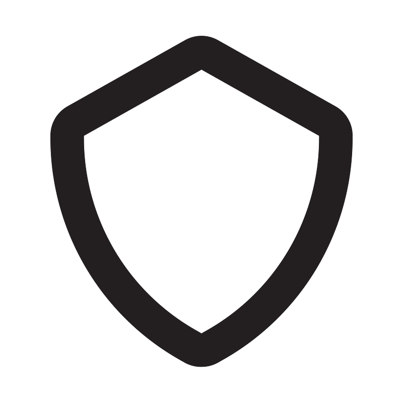 Shield-outline