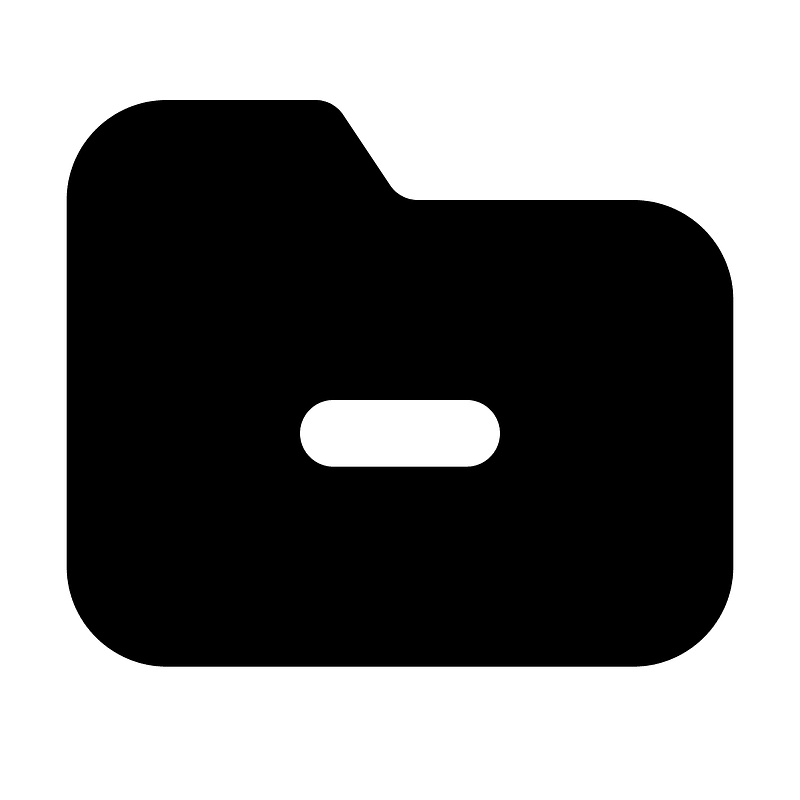 Folder-minus
