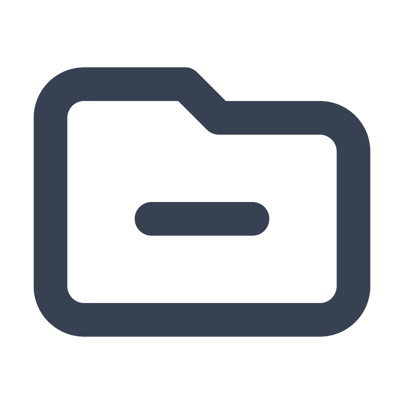Folder-remove