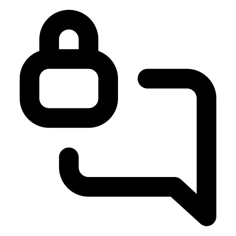 Comment-alt-lock
