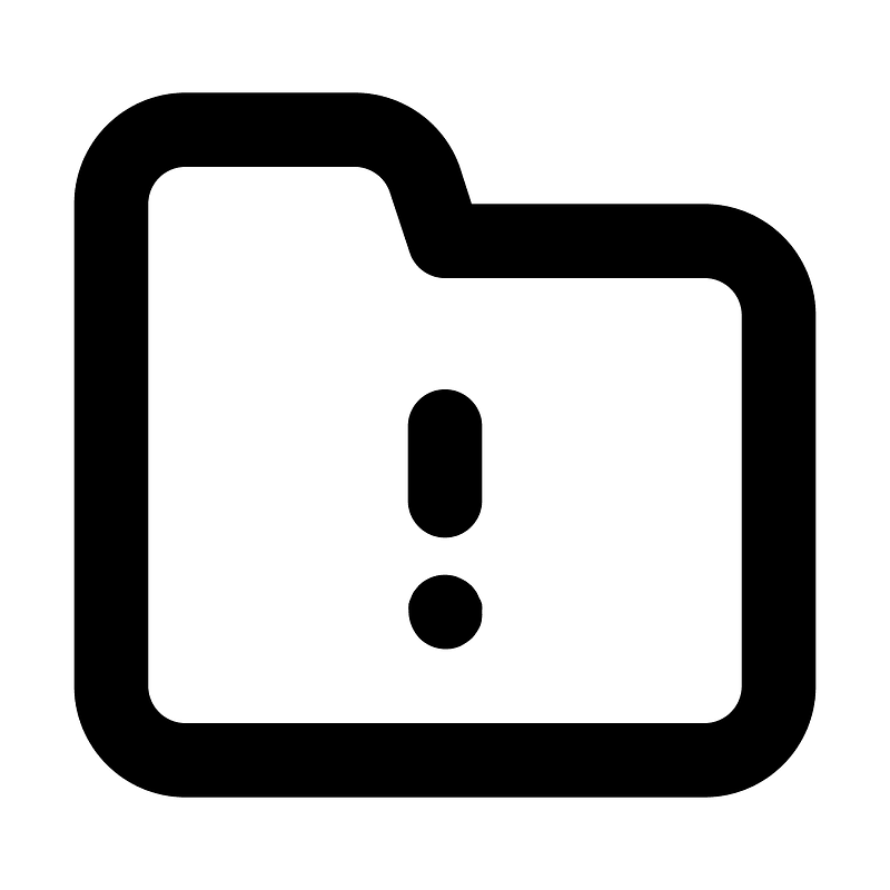 Folder-exclamation