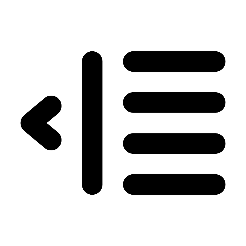 Left-indent-alt