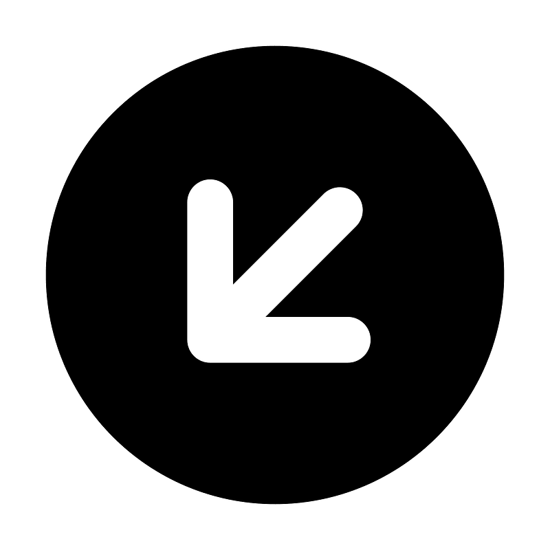 Arrow-circle-down-left