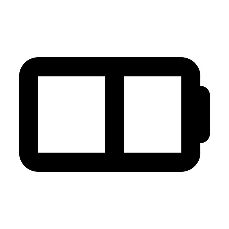 Battery-half