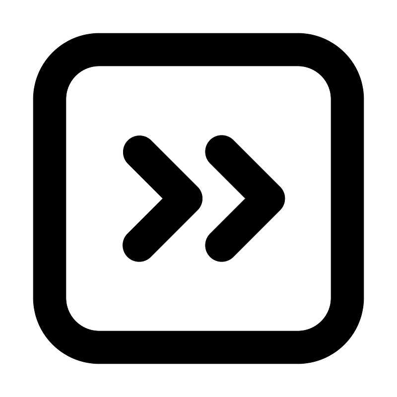 Chevrons-square-right