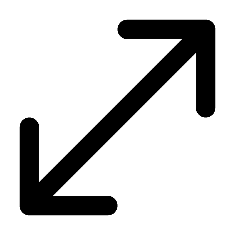 Arrow-long-diagonal