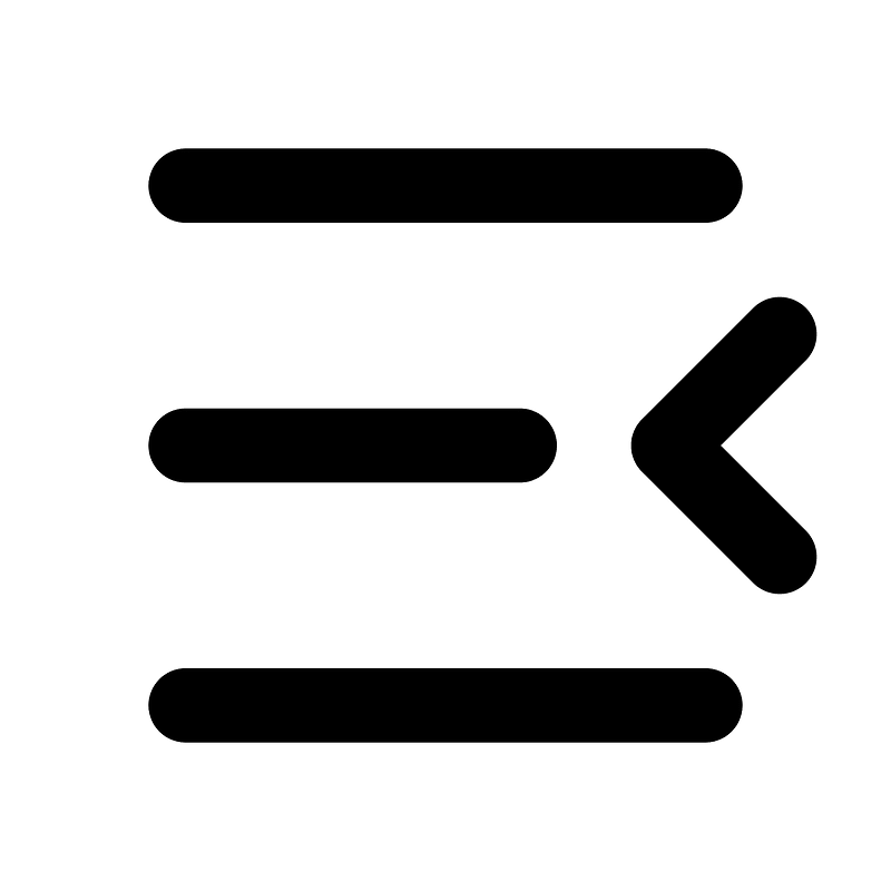 Menu-unfold-left