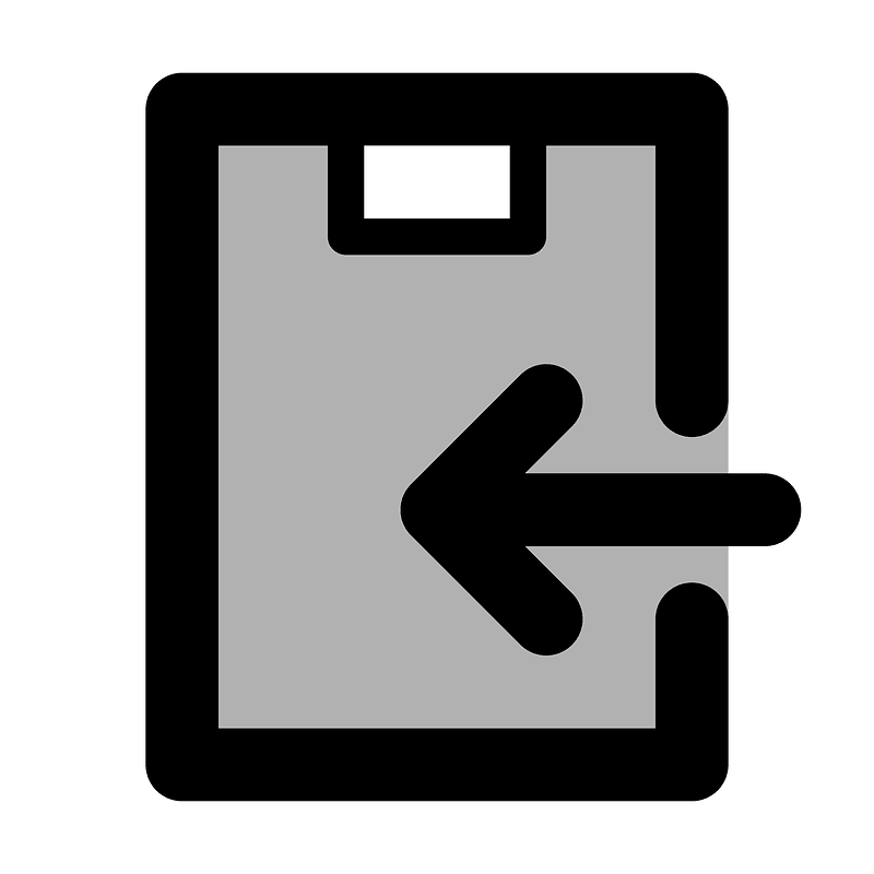 Clipboard-arrow