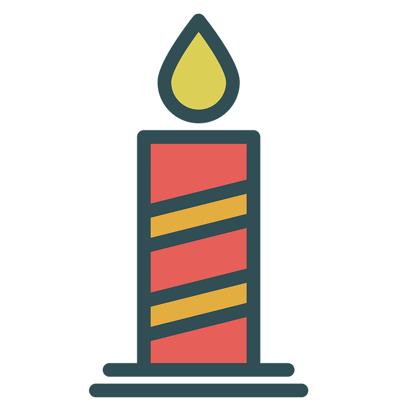 Xmas candle
