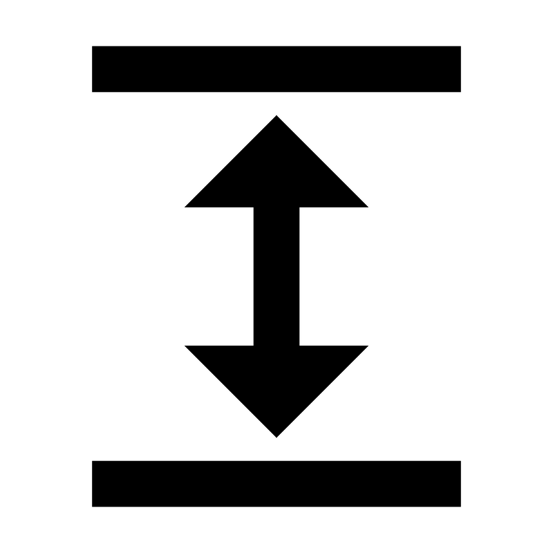 Arrow-expand-vertical