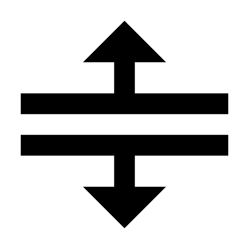 Arrow-split-horizontal