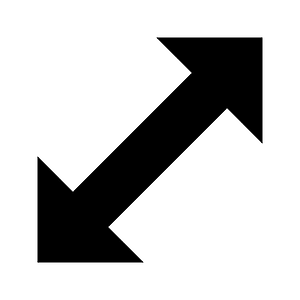 Arrow-top-right-bottom-left-bold